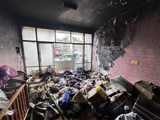 彰化市民宅冒火煙  消防員救出3大人3幼童