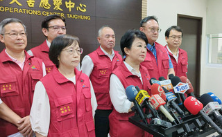 颱風凱米來襲盧秀燕訪美折返 綠營議員批不應出發