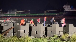 颱風凱米釀8船擱淺南高屏 海巡已救援5船51人