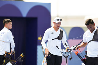 巴黎奧運台灣射箭男團不敵中國 止步8強無緣獎牌