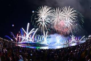 2024澎湖海上花火節   雨中謝幕嗨到最高點