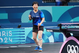 桌球阿嬤不敵世界第一 倪夏蓮止步巴奧女單32強