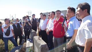 嘉義縣勘災 卓榮泰：剩餘經費儘量挪來救災與治水