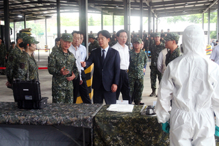 總統慰勉凱米救災國軍 肯定不畏惡劣環境高效救援