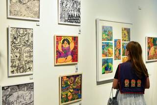 誰家毛毛蟲在唱歌 屏東原民館展出排灣族學童創作