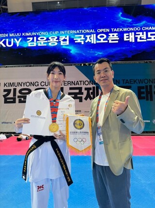 林唯均從想放棄到信任教練 金雲龍跆拳道賽摘金