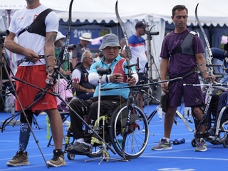 曾隆煇預告帕運射箭淘汰賽奮起 笑稱否則不回台北