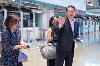 林右昌啟程訪美  將宣講分享台灣正確情勢