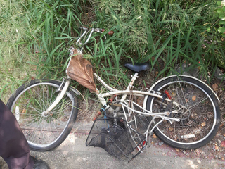 彰化8旬婦騎單車與貨車擦撞 遭拖行至平交道身亡