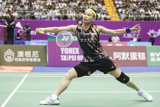 戴資穎直落2勝自家人 輕鬆晉台北羽球賽8強