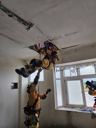 模擬大地震   中、重型搜救隊36小時聯合演習