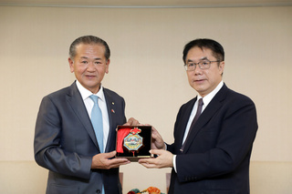 日本熊本縣八代市長訪台南 黃偉哲盼擴大交流