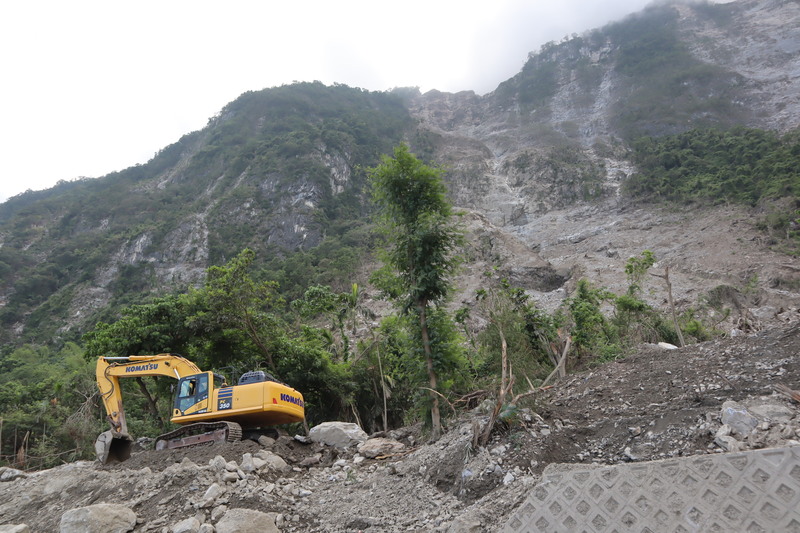 公路局積極搶修蘇花坍方路段