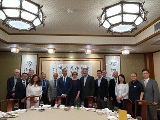 與美智庫餐敘 朱立倫：支持台灣國防預算提升