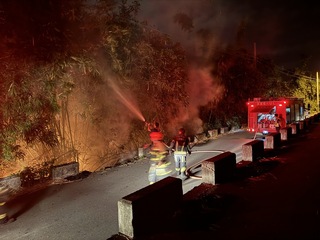花蓮市雜草火災頻傳地點集中 警方協助調查原因