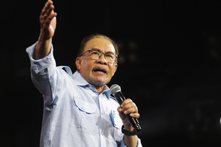 馬來西亞人民運動集會 安華籲持續改革火焰