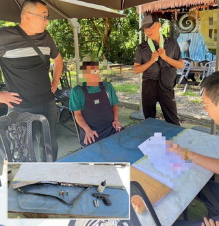 台3線嘉縣大埔段  駕駛鳴槍嚇到人遭捕送辦