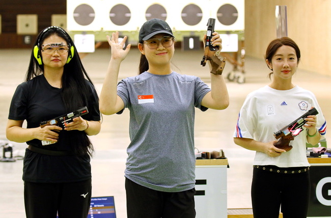 台北國際射擊大獎賽 田家榛女子25公尺手槍鍍銀 | 華視新聞