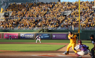 象迷聚集桃園外野準備拋彩帶 教頭：保持平常心