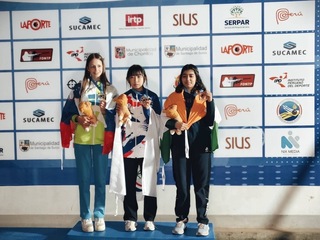 從跆拳道轉當神槍手 陳宥均世青賽首摘金