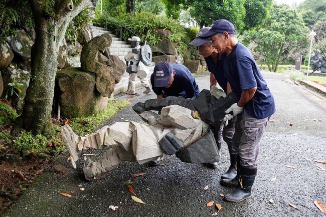 朱銘美術館豪雨災損  籲各界捐款助災後復原 | 華視新聞