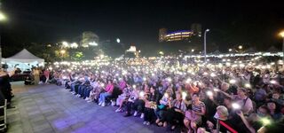 北捷歡慶30週年辦民歌演唱會  淡水站湧人潮