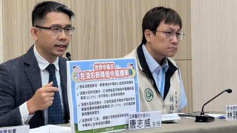 流感、新冠疫苗不只防重症 疾管署:可降中風機率