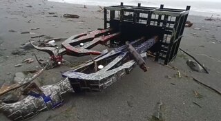 颱風再毀「是那裡嗎」 南迴藝術季海岸裝置5件剩3件