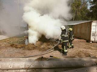 金門貨櫃屋火警 消防迅速撲滅
