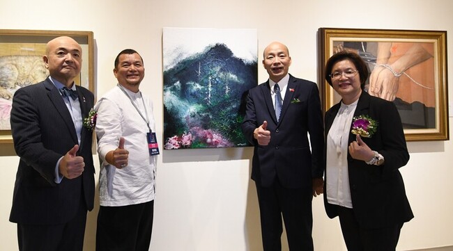 韓國瑜彰化參加藝術展  打趣苦瓜苦、政黨協商更苦 | 華視新聞