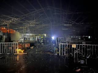 草屯果菜市場暗夜失火 居民不捨：熟悉的攤販沒了