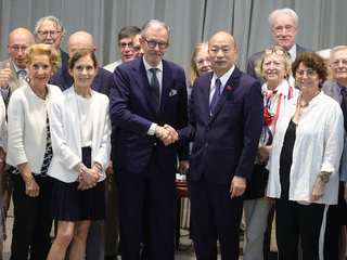 韓國瑜接見國際現況與關係協會訪團 盼深化台法關係