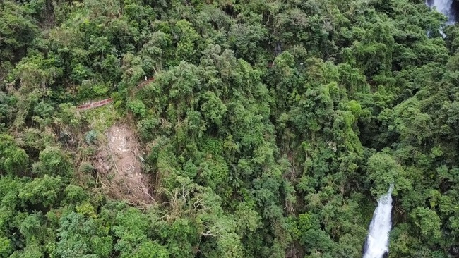 宜蘭五峰旗風景區山壁崩塌 登山步道封閉 | 華視新聞