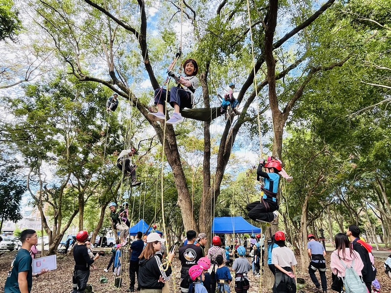 林保署台中分署樹木保護及採種攀樹訓練成果發表