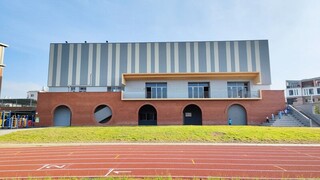 彰化花壇國小學生活動中心啟用  融入磚窯意象