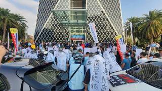 工會號召百車圍中鋼總部抗議  中運：遺憾難接受