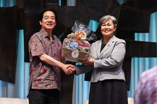 賴總統發表演說 美智庫院長期待深入探討區域和平