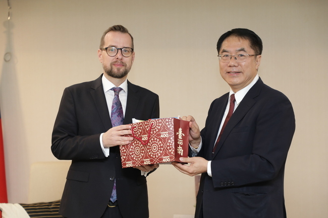 捷克駐台代表拜會黃偉哲 盼在台南合辦文化活動 | 華視新聞