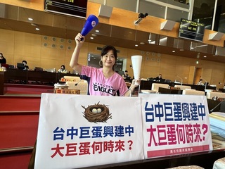 台中大巨蛋須覓地逾10公頃 盧秀燕：400到500億起跳