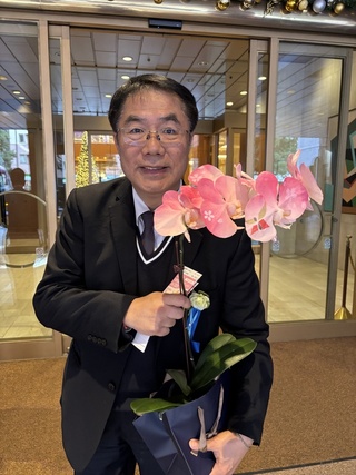 台南蘭花、火鶴花現身東京花道展 首相夫人驚艷