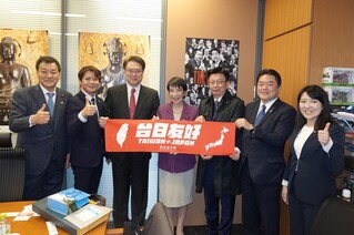 林右昌訪日 高市早苗盼民進黨加油因攸關亞洲安全