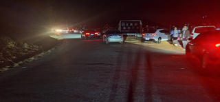 人車湧合歡山賞雙子座流星雨 南投警告發8違停