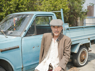 竹中直人嘉義拍片大吃雞肉飯 讚老闆笑容就是折扣