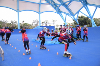 太平洋公園極限運動場啟用  花縣府盼好手競技交流