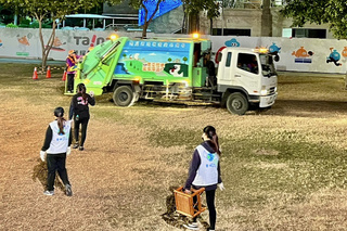 台南跨年晚會估湧25萬人次 散場清出11噸垃圾