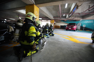 農曆春節採買潮 北市春安消防演習強化商場公安