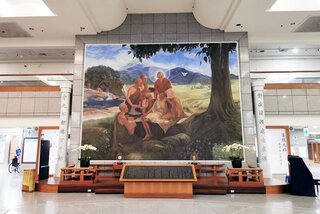 大林慈濟大壁畫創作爭議 醫院：標示原創作者身分