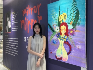 金鐘獎女星台中開畫展 程予希：畫畫是很療癒的事