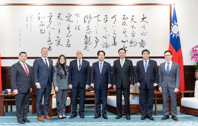 賴總統接見彭斯 期盼台美夥伴關係更堅實 | 華視新聞