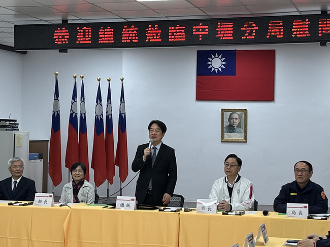 春節勗勉中壢警 總統：已對台灣燈會做好萬全準備 | 華視新聞